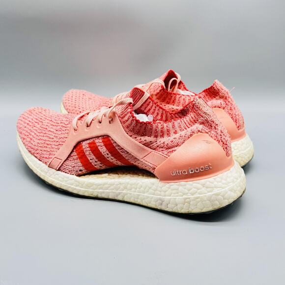 Adidas Shoes Womens 10 Pink Ultra Boost X Primeknit Running Athletic Sneakers - Picture 6 of 12